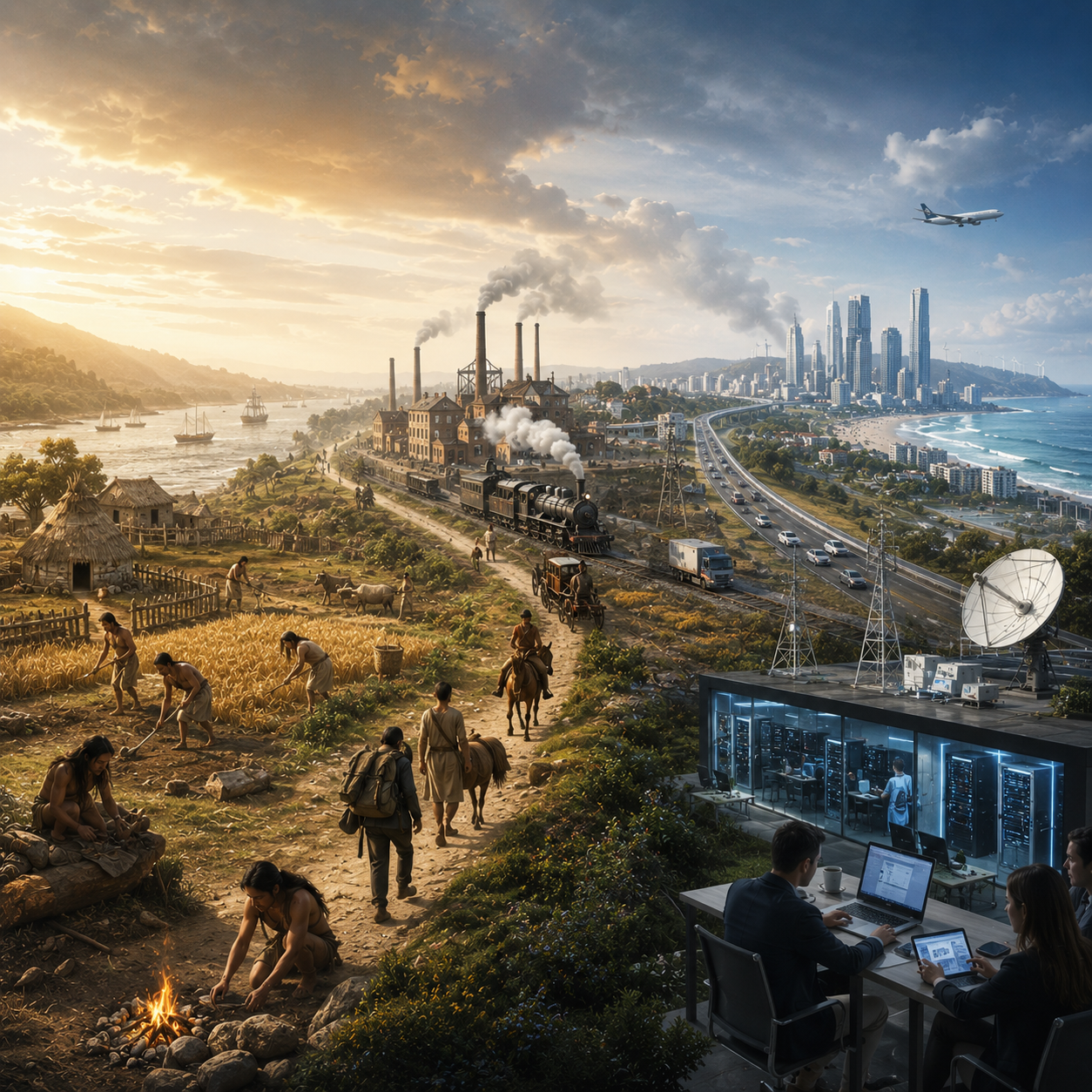 De la Revolución Agrícola a la Inteligencia Artificial