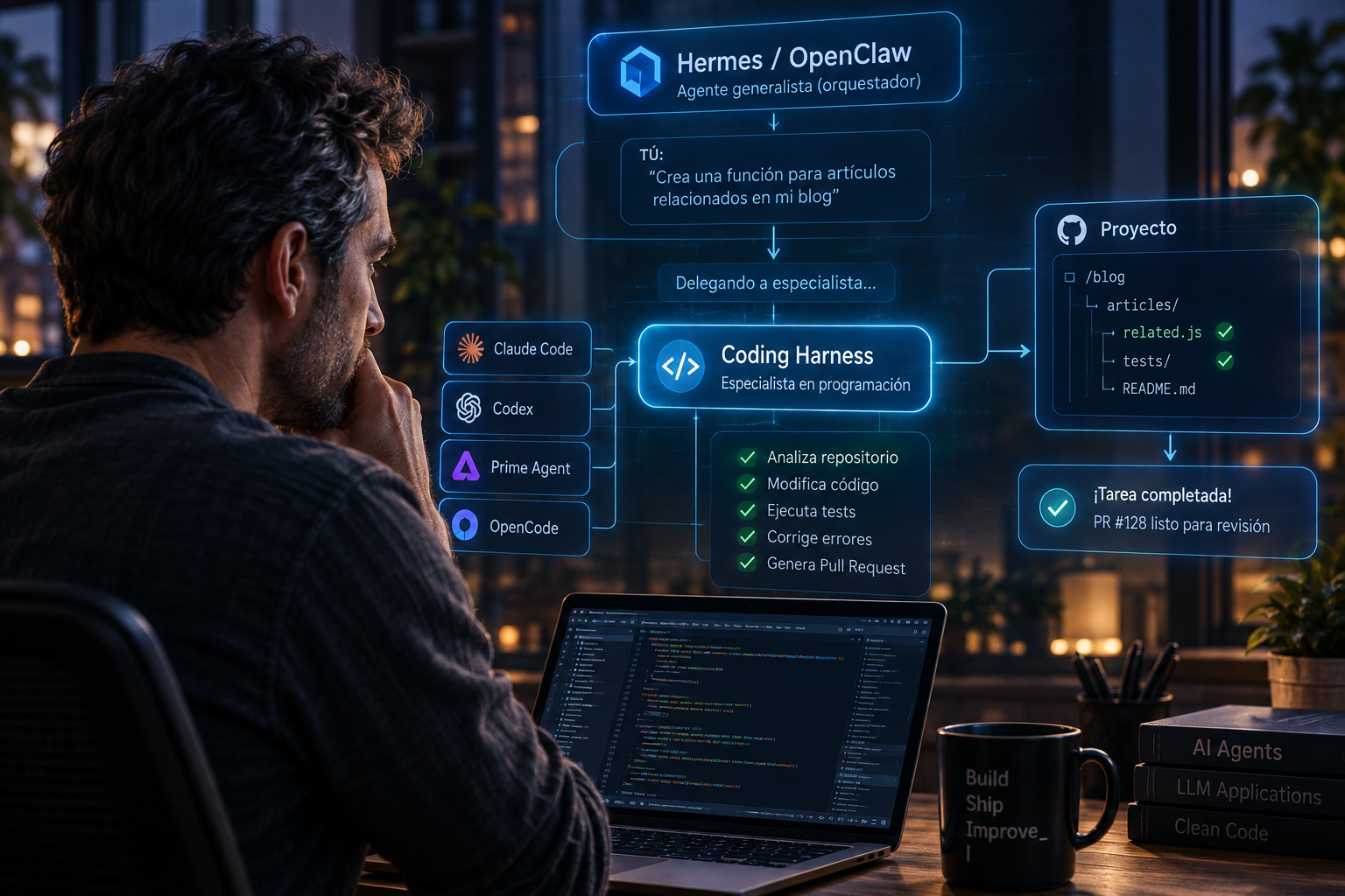 Coding harness: cuando una IA deja de escribir código y empieza a programar