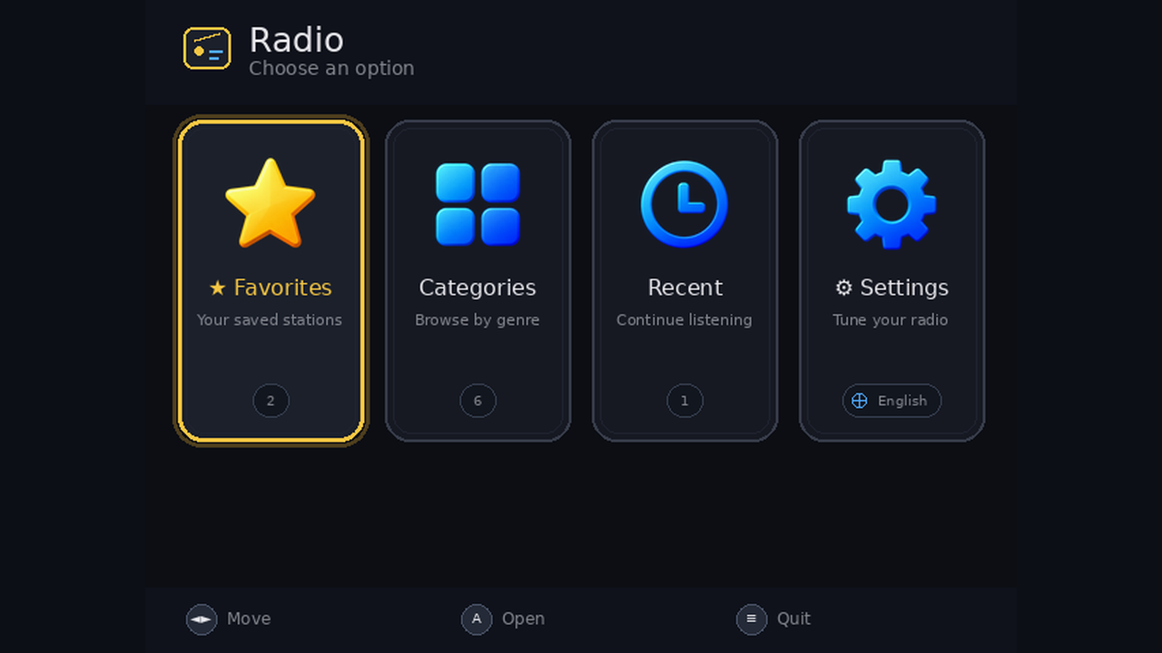 RG35XX H Radio