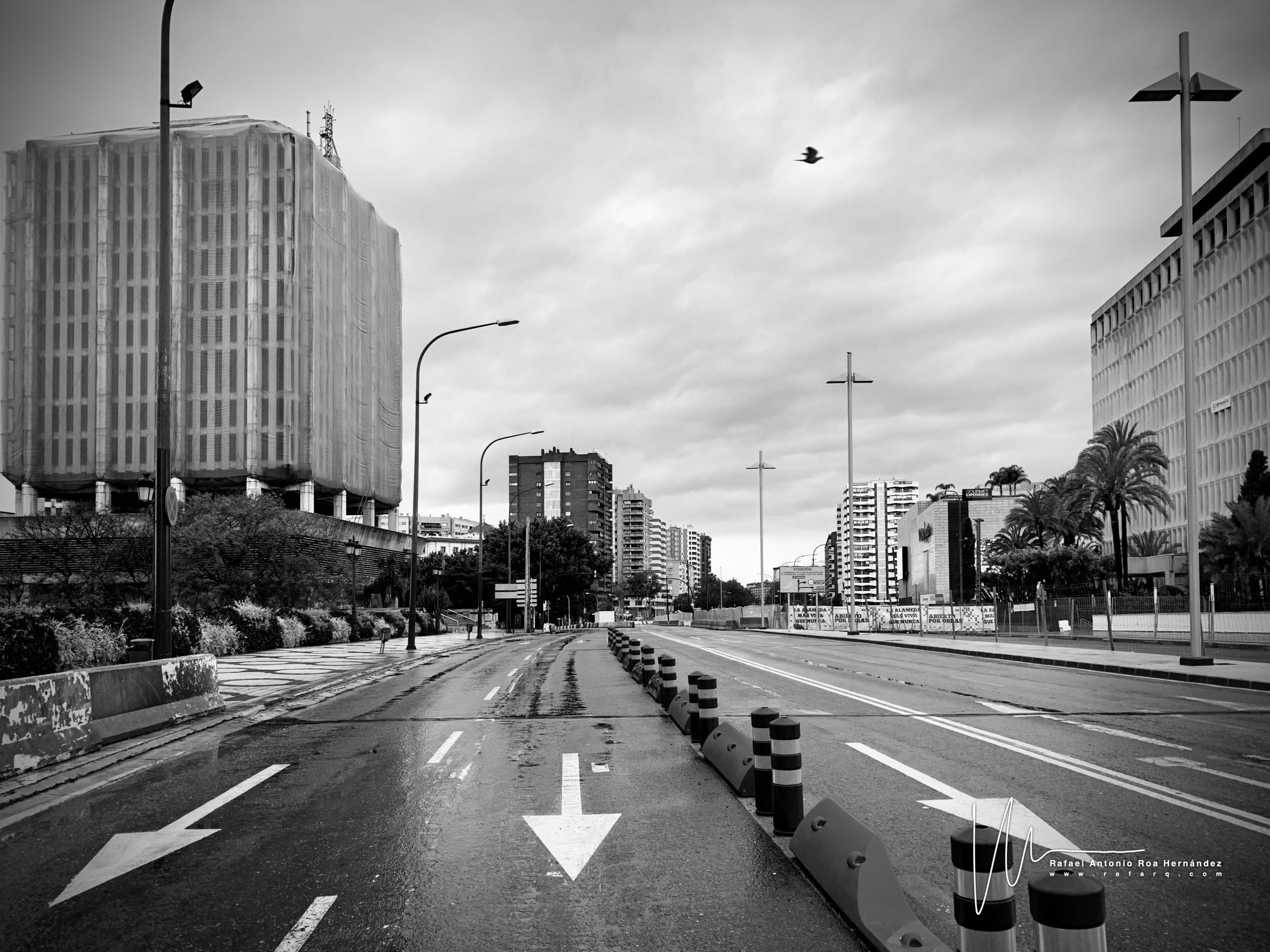 Imágenes de Málaga en estado de alarma